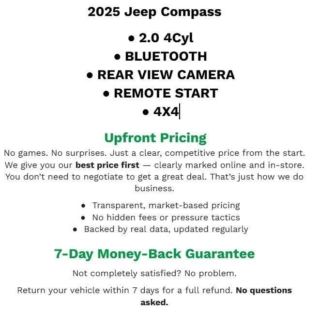 2025 Jeep Compass Trailhawk 4x4
