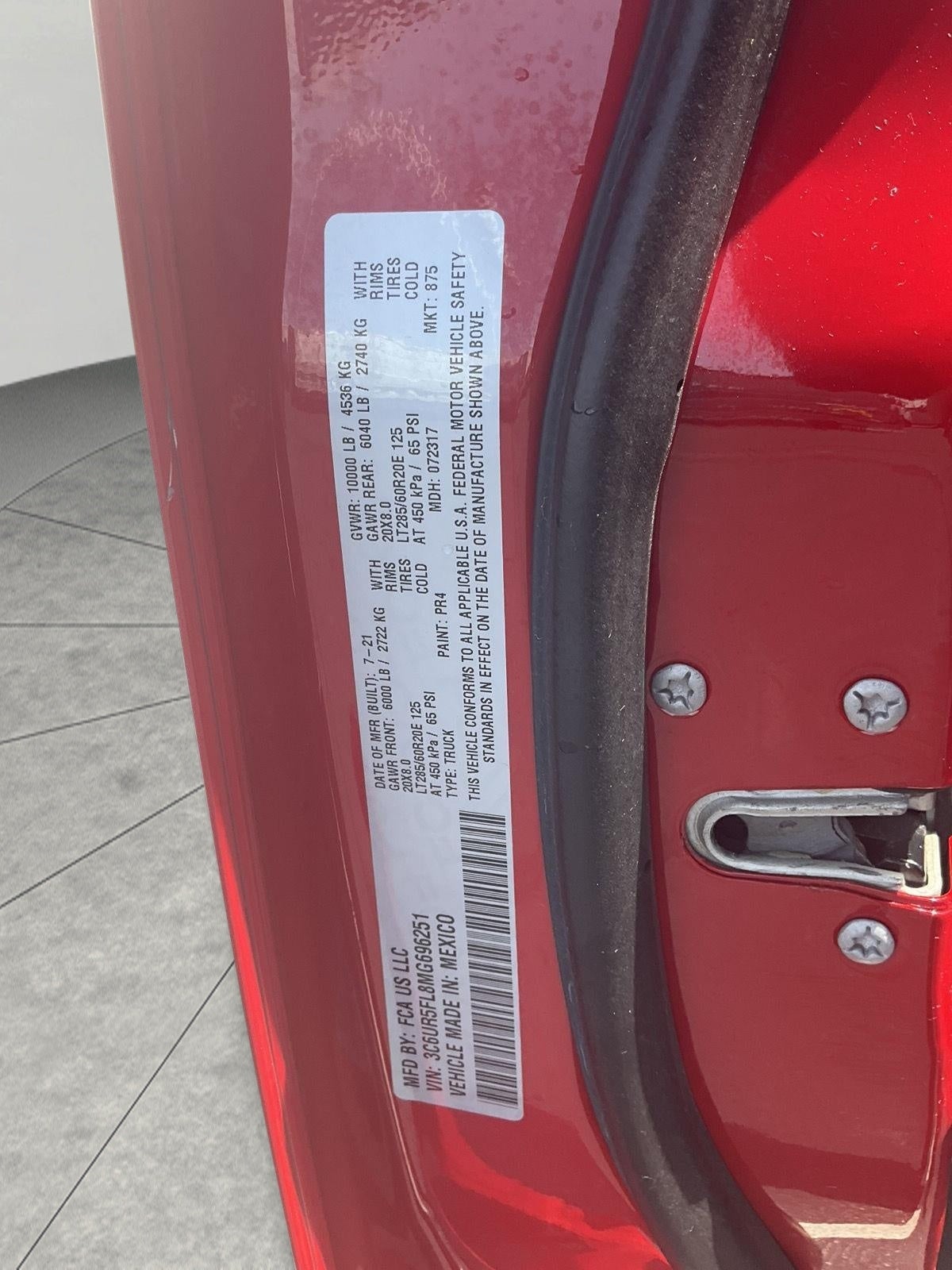 2021 RAM 2500 Laramie Crew Cab 4x4 6'4' Box