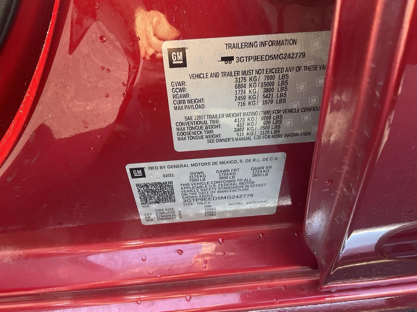 2021 GMC Sierra 1500 4WD Crew Cab Short Box AT4