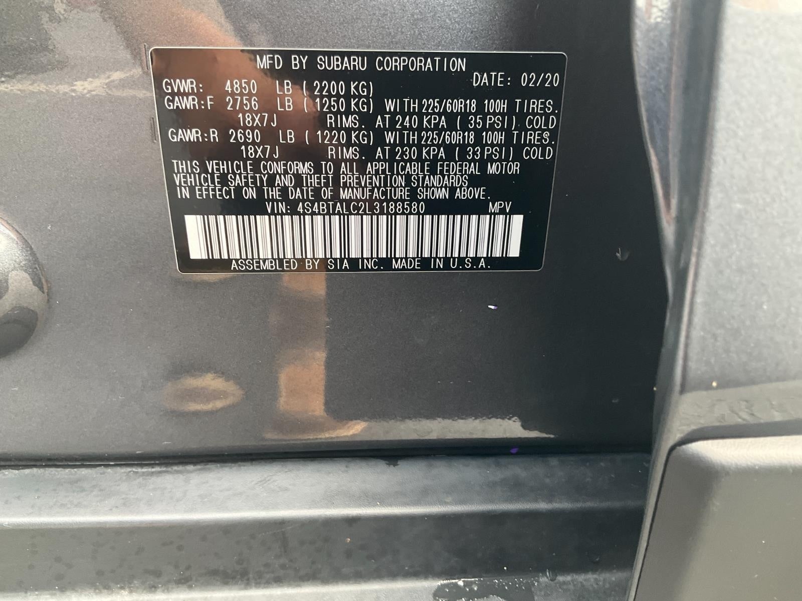 2020 Subaru Outback Limited