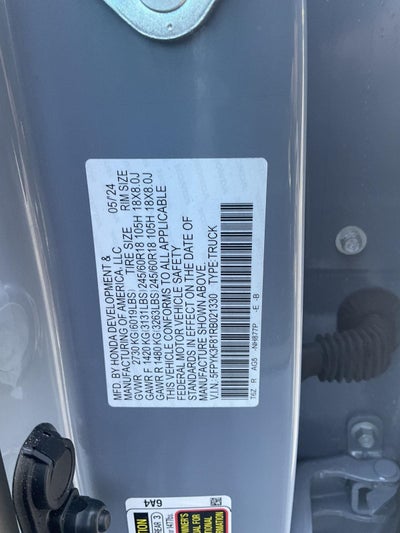 2024 Honda Ridgeline Black Edition