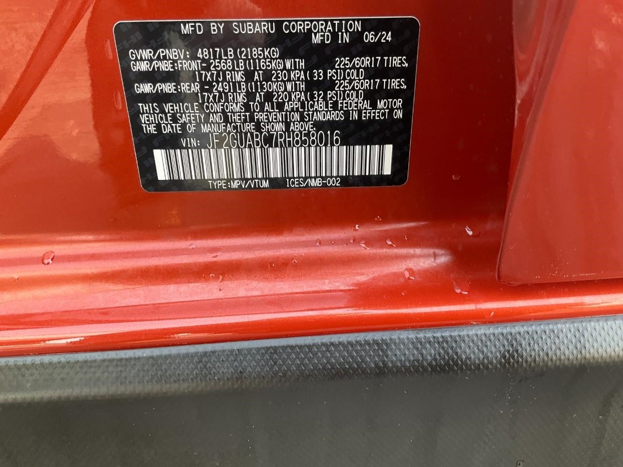 2024 Subaru Crosstrek AWD