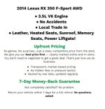 2014 Lexus RX 350 F Sport