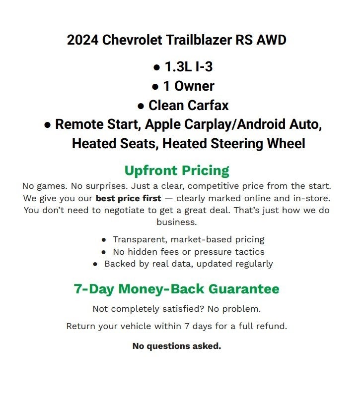 2024 Chevrolet Trailblazer AWD RS