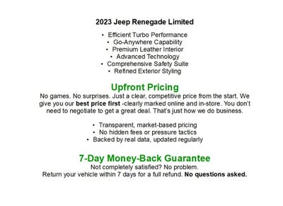 2023 Jeep Renegade Limited 4x4