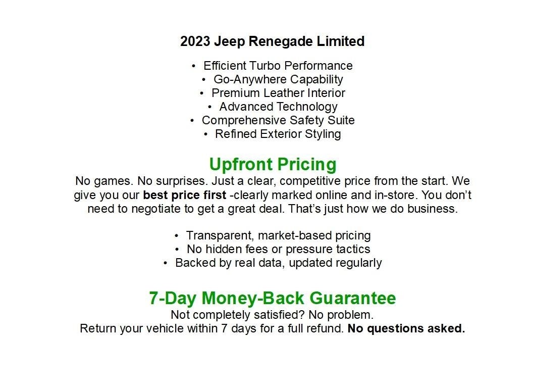 2023 Jeep Renegade Limited 4x4