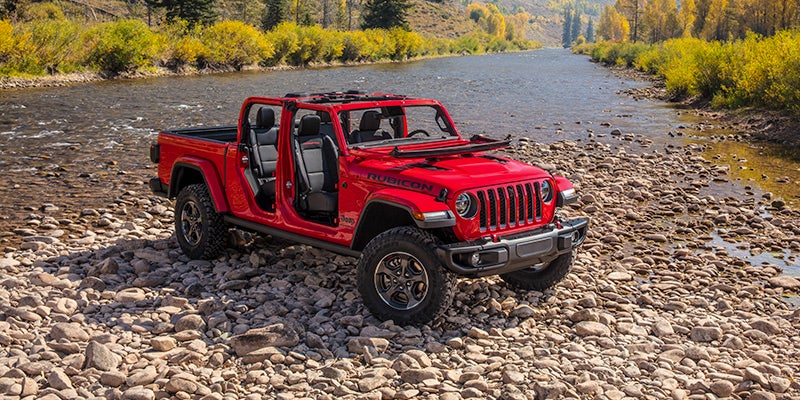 2024 Jeep Gladiator On River Rock