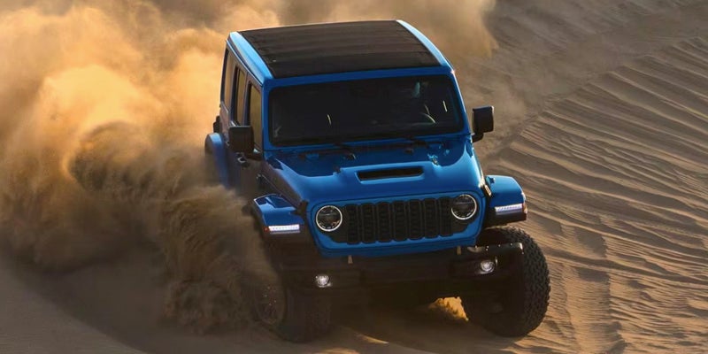 2024 Jeep Wrangler Driving Through Sand