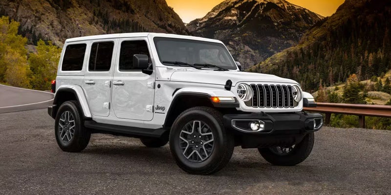 2025 Jeep Wrangler near mountains