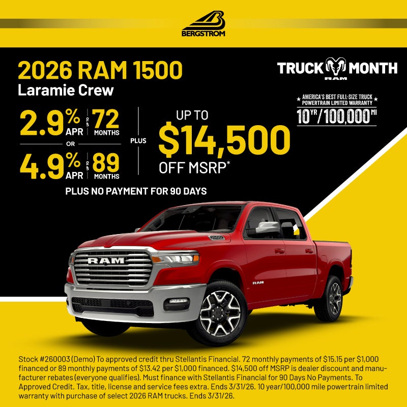 2026 Ram 1500 Laramie Crew