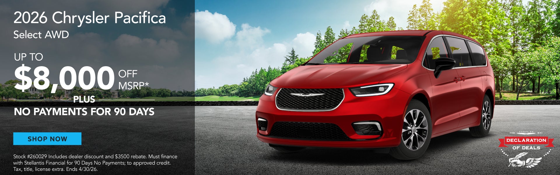 2026 Chrysler Pacifica